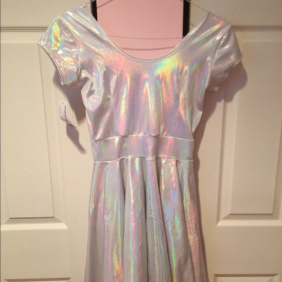 Urban Outfitters Dresses & Skirts - Space Holographic Skater Dress! 🌈